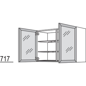 Nobilia Glas-Wandschrank Square WSQ90-1 37529