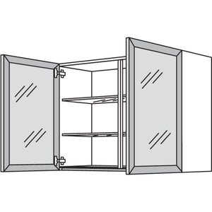 Nobilia Glas-Wandschrank Square WSQ100-2 41531