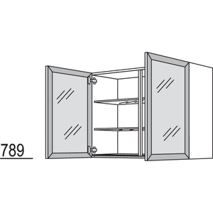 Nobilia Glas-Wandschrank Square WSQ90-2 41529