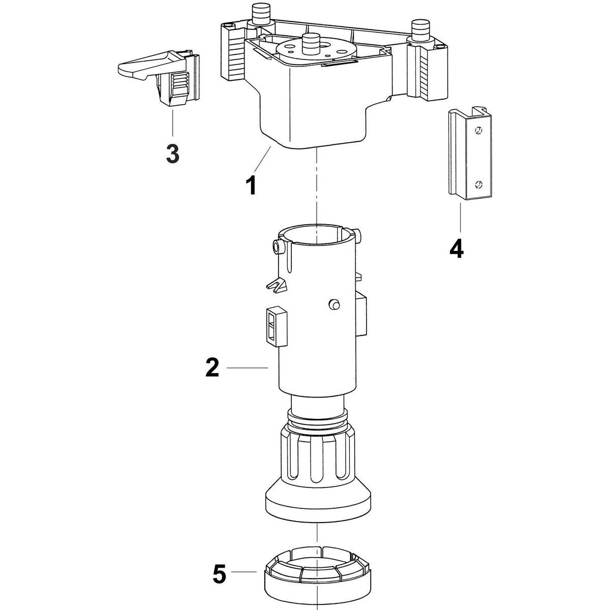 Nobilia Gleit-Adapter für Vario- Sockelsystem 4208 4208