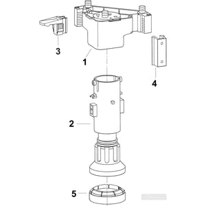 Nobilia Gleit-Adapter für Vario- Sockelsystem 4225 4225