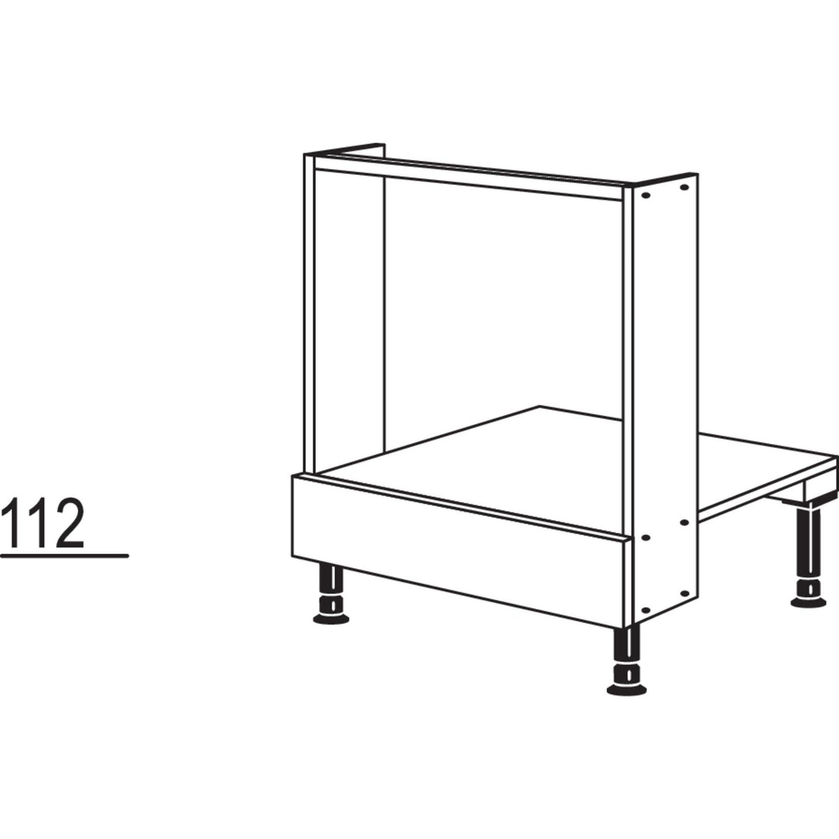 Nobilia Herd-Umbauschrank HU 22315