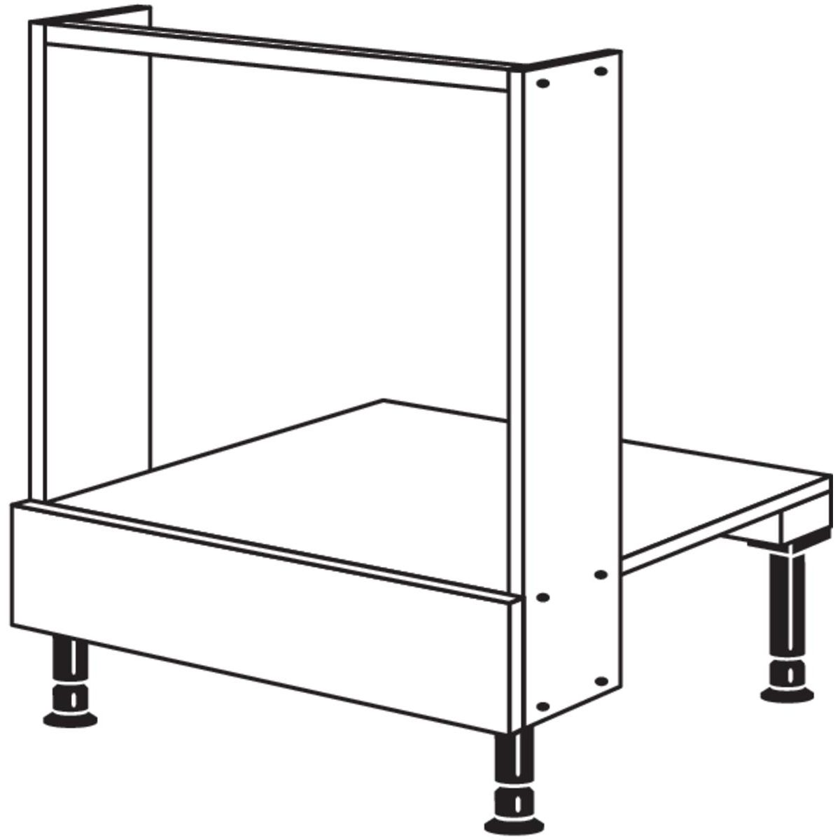 nobilia armario de conversión para horno HU 60 cm
