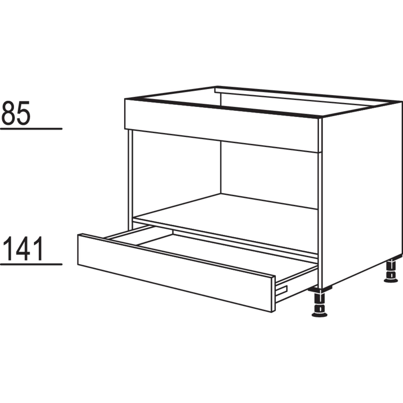 Nobilia Herd-Umbauschrank HUS90 22306
