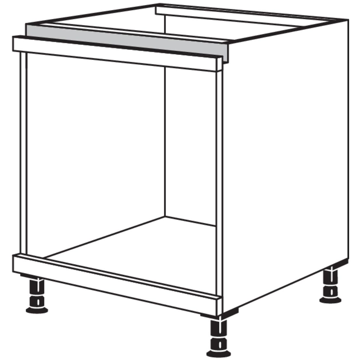 nobilia armario de conversión para horno NHU60 60 cm