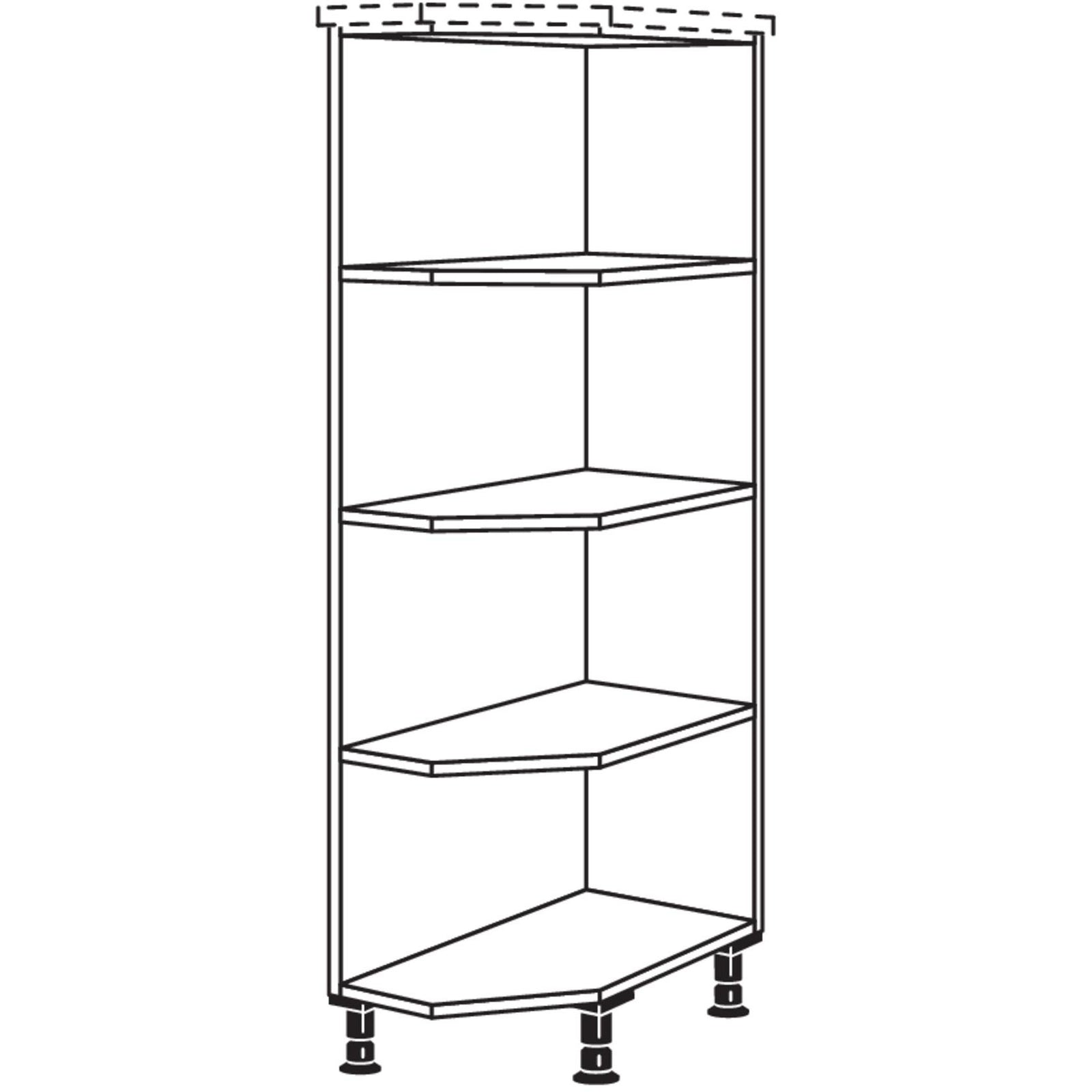 nobilia haut buffet étagère de finition HRA 32,2 cm