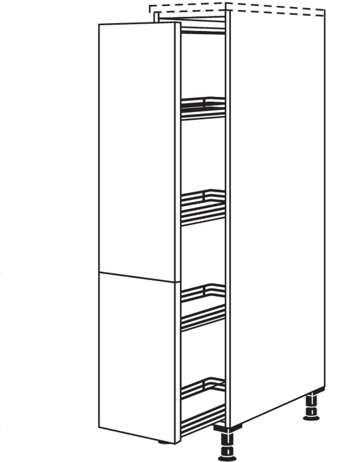 nobilia elements Highboard Apothekerschrank HA30 30 cm