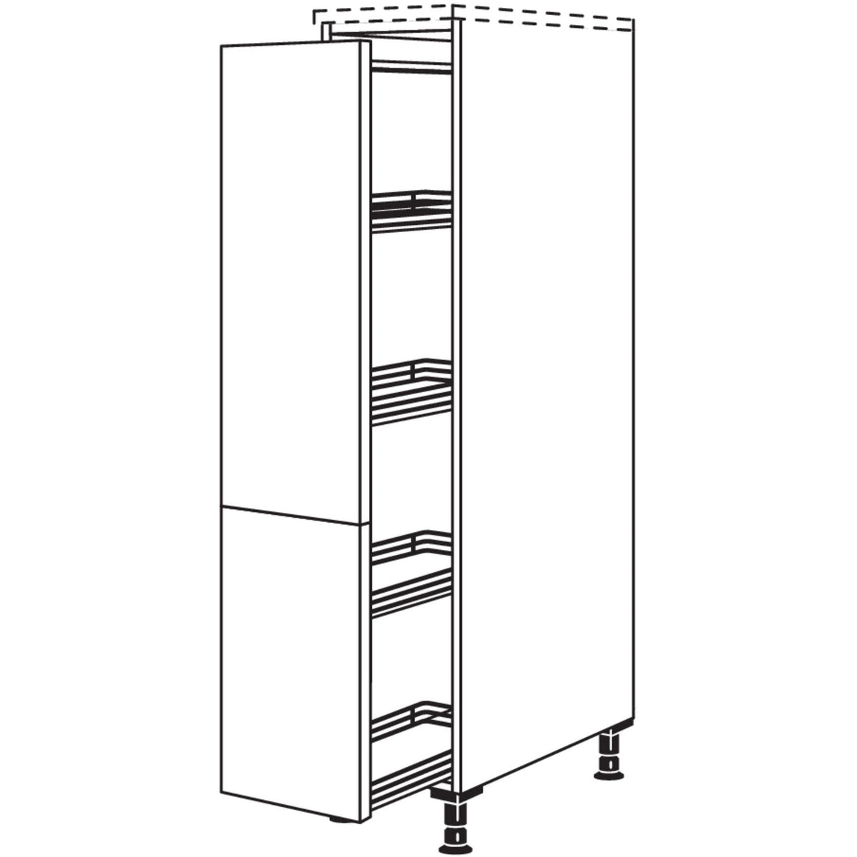Nobilia Highboard Apothekerschrank HA40 20414