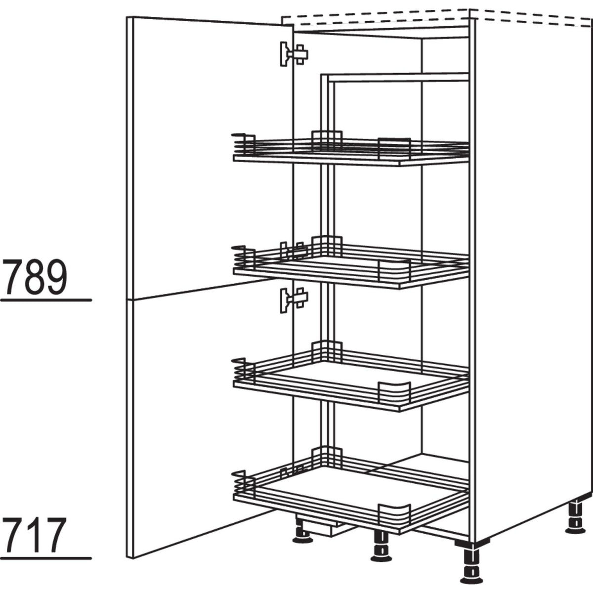 Nobilia Highboard Cargo HDC60 24572