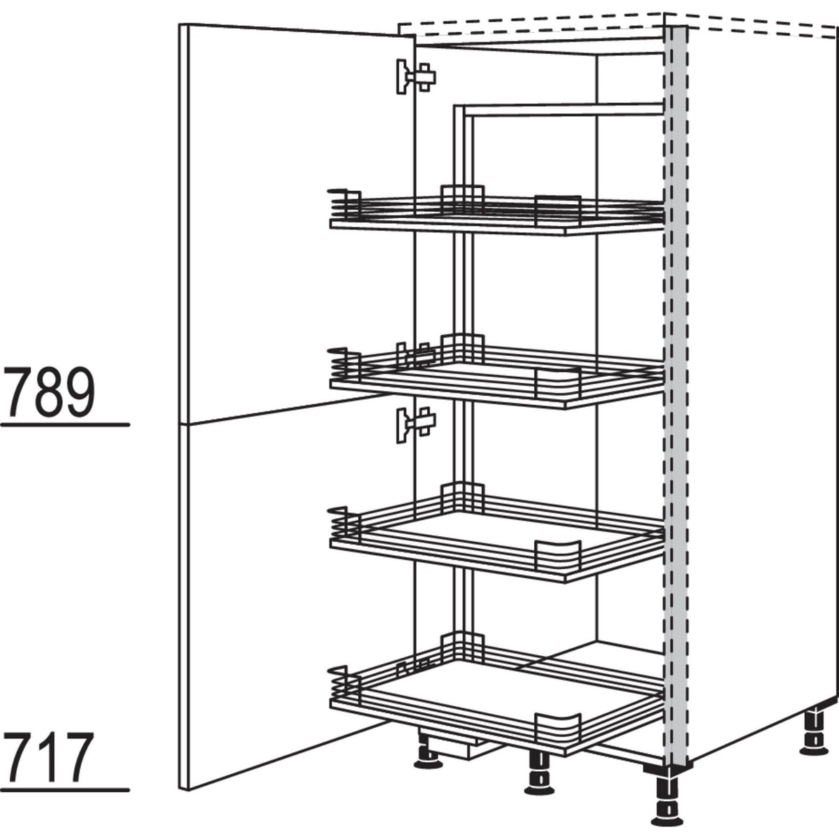 Nobilia Highboard Cargo NHSC60 56572