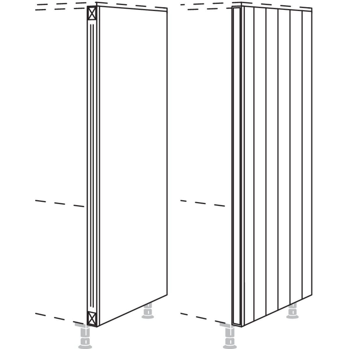Nobilia Highboard-Pilaster HPIH 5709