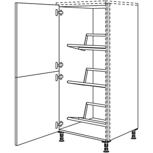 Nobilia Highboard fuer Getraenkekisten NHSGTK60 56754