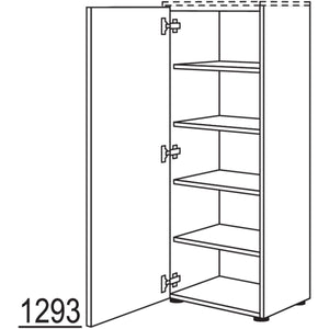 nobilia Highboard in Echtholz-Furnier HEF45-130 51937