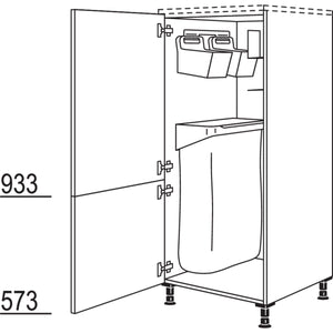 Nobilia Highboard mit Ordnungssystem Laundry-Area HOS60 23577