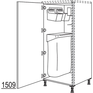 nobilia Highboard mit Ordnungssystem Laundry-Area NHSOSF50 56724