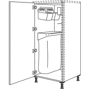 nobilia Highboard mit Ordnungssystem Laundry-Area NHSOSF50 56724