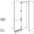 Nobilia Hochschrank-Durchgangstuer HWDT120-1 56624