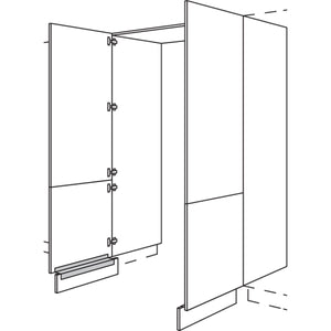 Nobilia Hochschrank-Durchgangstuer HDWDT120-2 56649