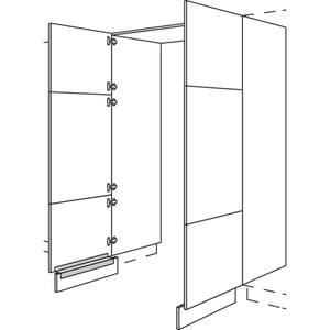 Nobilia Hochschrank-Durchgangstuer HWDT120-2 56644