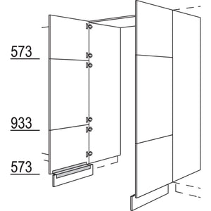 Nobilia Hochschrank-Durchgangstuer HWDT80-2 56642