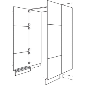 Nobilia Hochschrank-Durchgangstuer HWDT80-3 56662