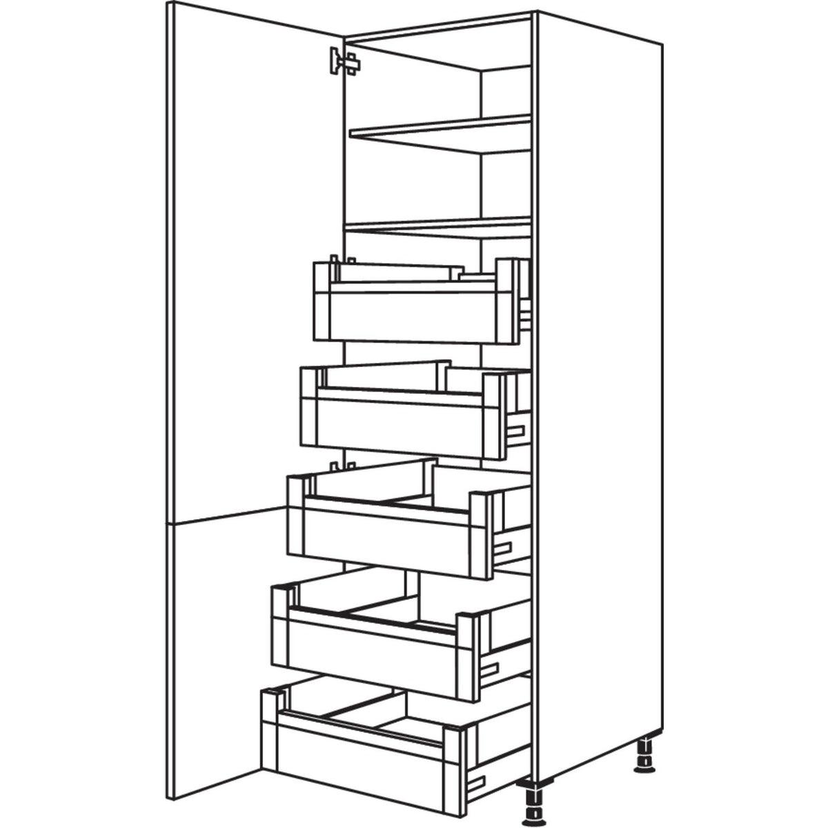 Nobilia Hochschrank HDI40-2 35047