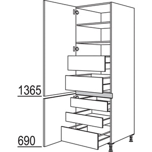 nobilia Hochschrank NHI40-2 36132