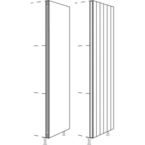 Nobilia Hochschrank-Pilaster- für Hochschränke- Höhe 3 HPI-3 44711