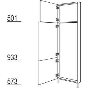 Nobilia Hochschrank-Rahmenteil HRT30-1 25433