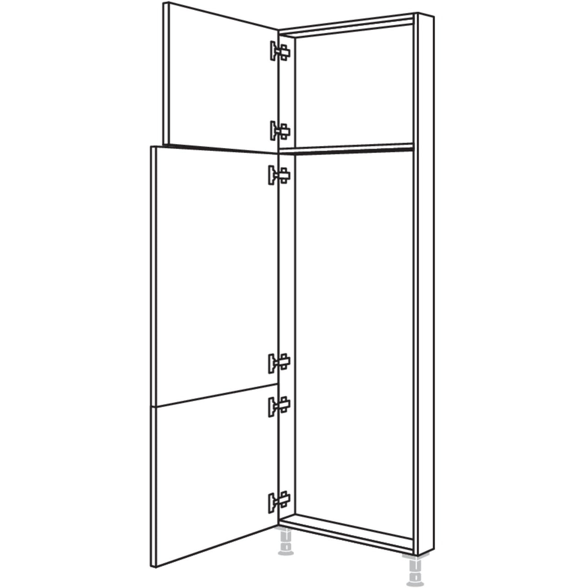 Nobilia Hochschrank-Rahmenteil HRT50-1 25455