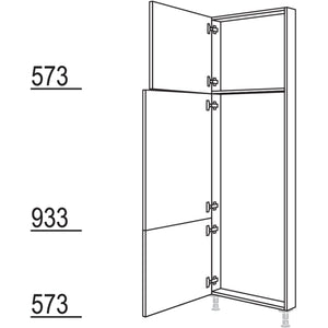 Nobilia Hochschrank-Rahmenteil HRT50-2 34455