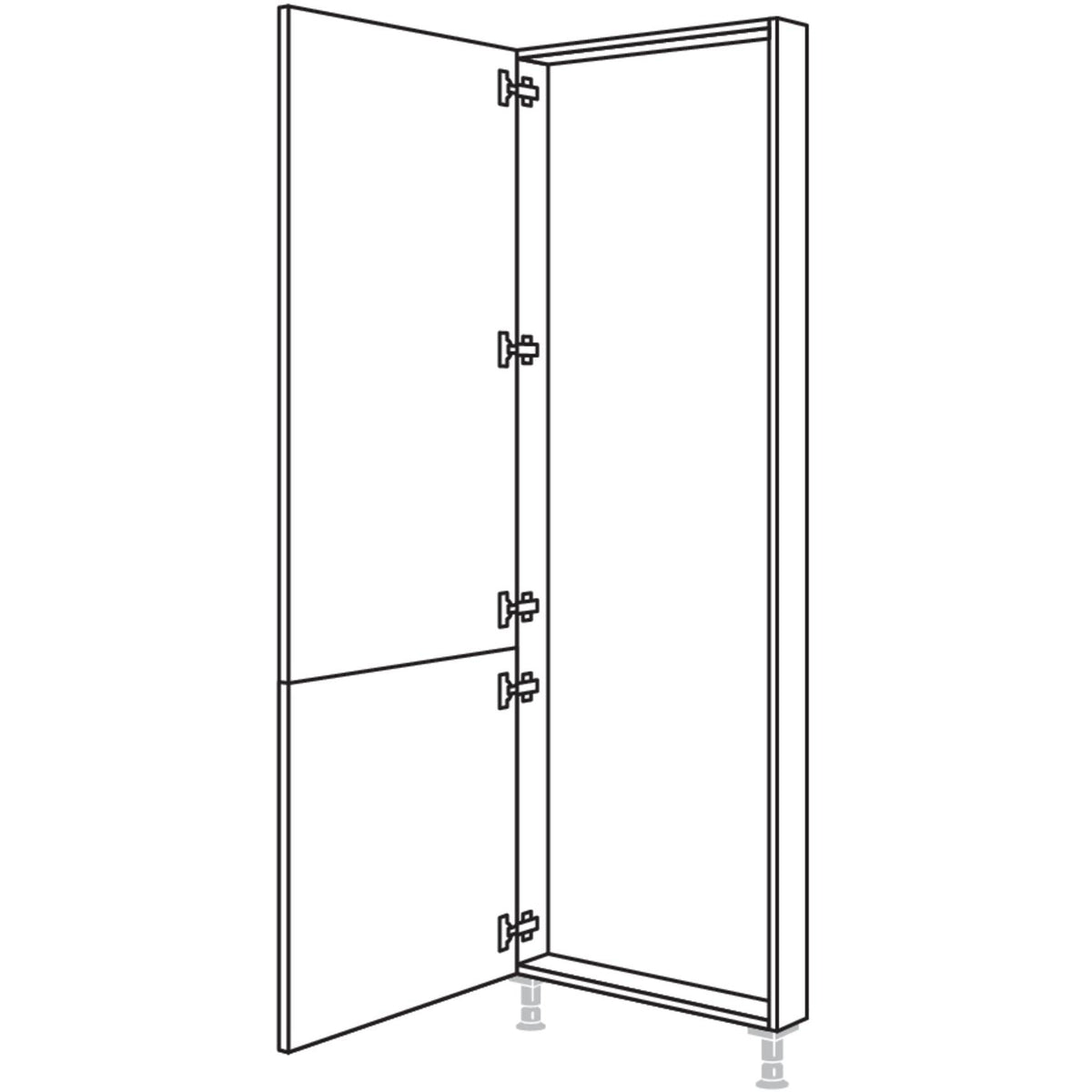 Nobilia Hochschrank-Rahmenteil HRTD30-1 20433