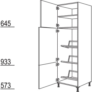 Nobilia Hochschrank fuer Getraenkekisten HGTK60-3 45076