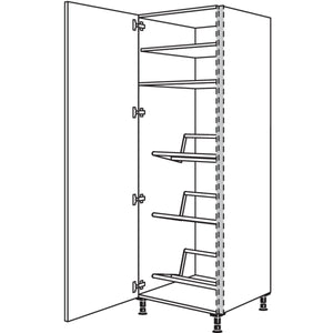 nobilia Hochschrank fuer Getraenkekisten NHSGTKF60-1 25125