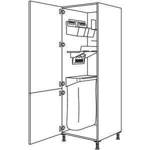 Nobilia Hochschrank mit Ordnungssystem Laundry-Area HDOS50-1 24041