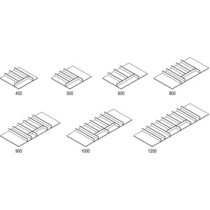 nobilia Holz-Besteckeinsatz Eiche BE80E 10085