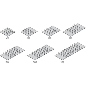 nobilia Holz-Besteckeinsatz Esche schiefergrau BE40ES 10126