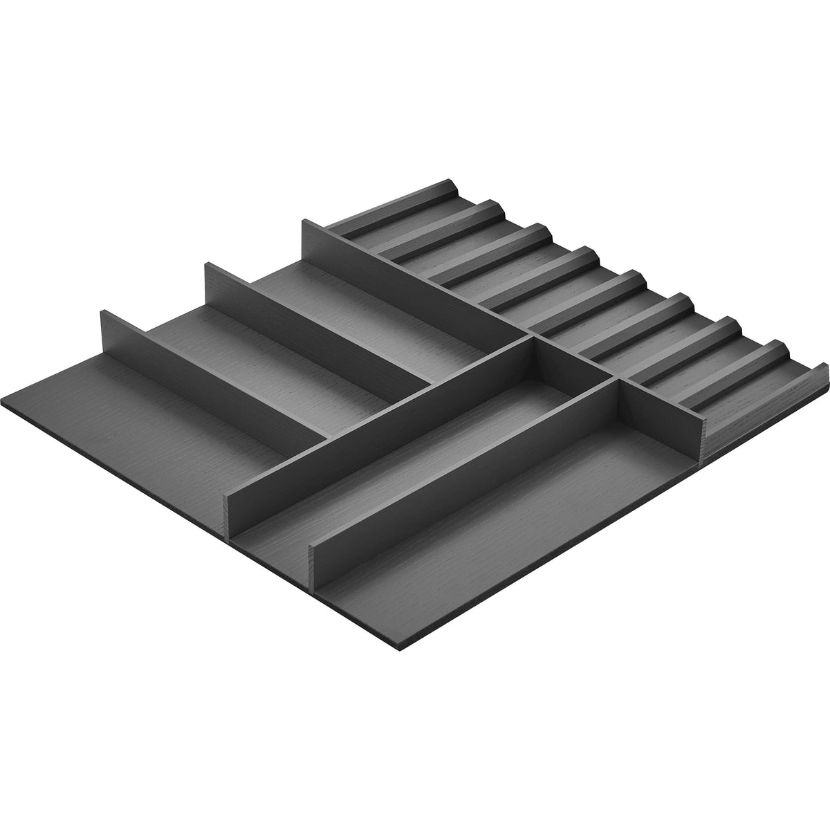 nobilia Holz-Besteckeinsatz Esche schiefergrau mit Einsatz fuer BE-GMS80ES 12412