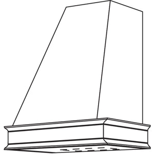 Nobilia Kamin mit Kranzgesims fuer Kranzprofile 957 -KL- K80 671