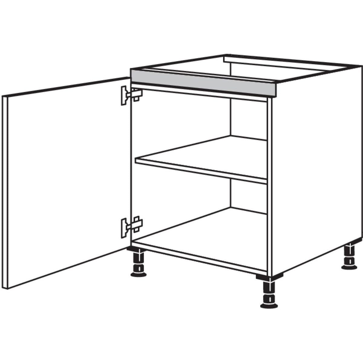 Nobilia Kochstellenschrank NK60 52066