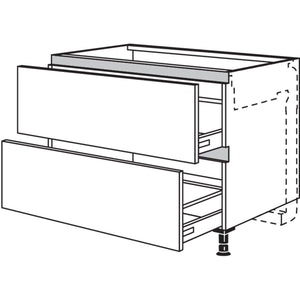 Nobilia Kochstellenschrank fuer Kochfeldabzug NKM2A60 54335