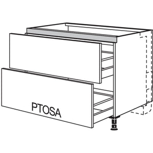 nobilia Kochstellenschrank fuer Panorama-Kochfeldabzug mit vertikalem Motor LKMP2A90 54320
