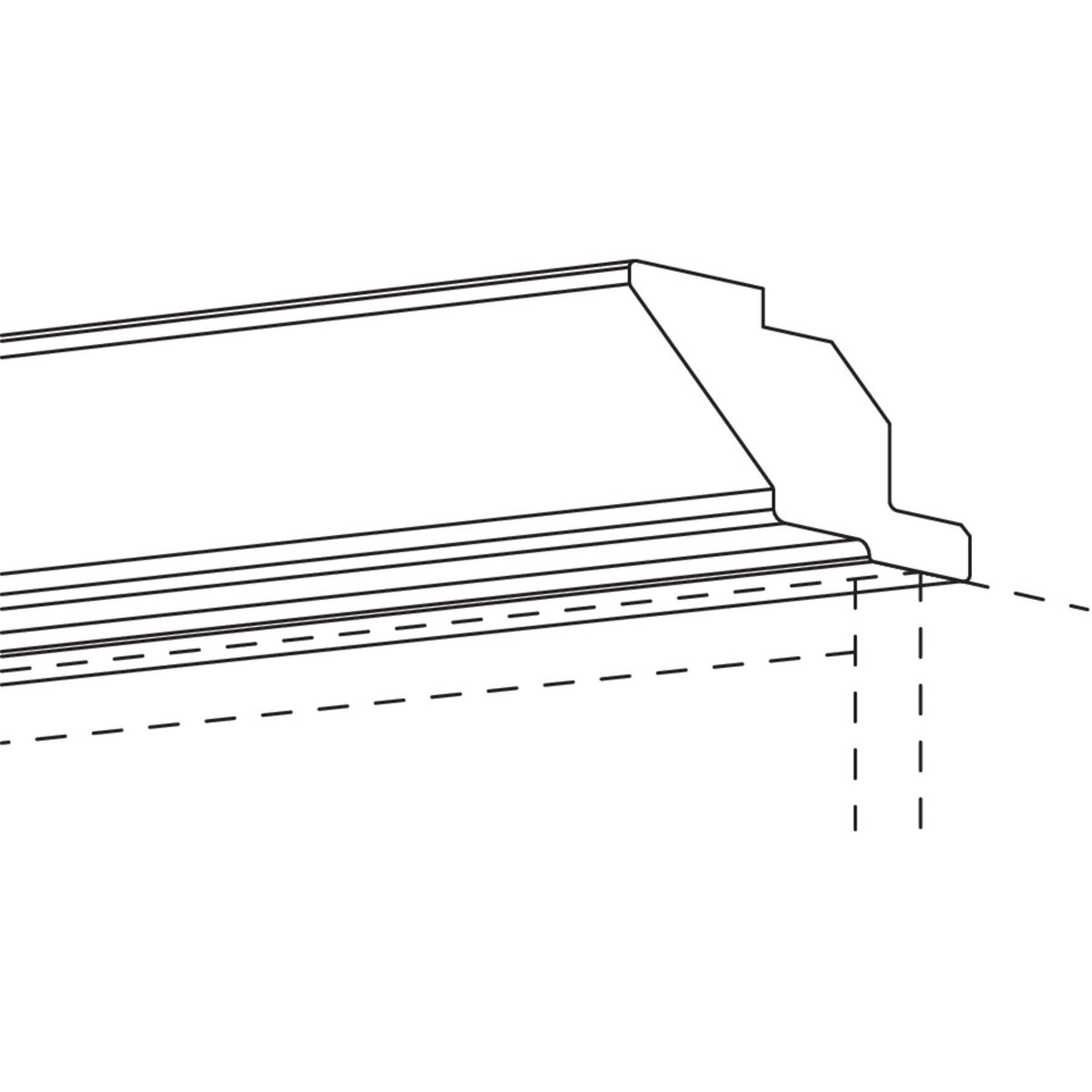 Nobilia Kranzleiste- Landhaus-Profil KLHC 947