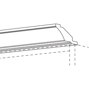 Nobilia Kranzleiste- Landhausprofil- furniert KLF 914