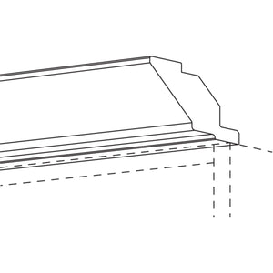 Nobilia Kranzleiste- Landhausprofil- modern KLC 929
