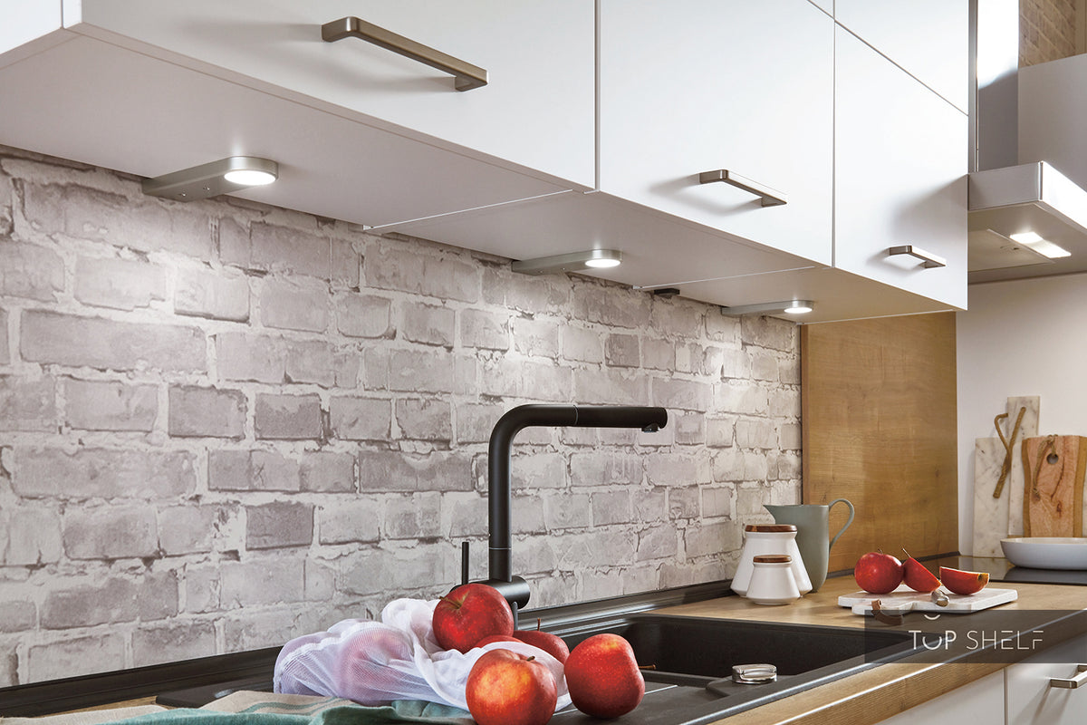 Nobilia Küche Bremen mit Einbauspüle in Onxy, Mischbatterie mit herausziehbarem Schwenkauslauf