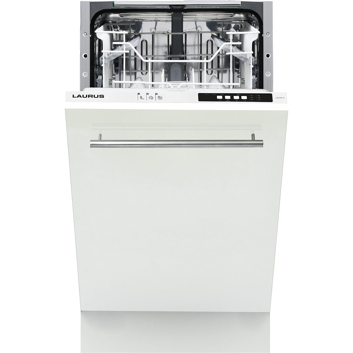 LAURUS Spülmaschine LSV45-3 | Einbau-Geschirrspüler 45 cm vollintegriert 