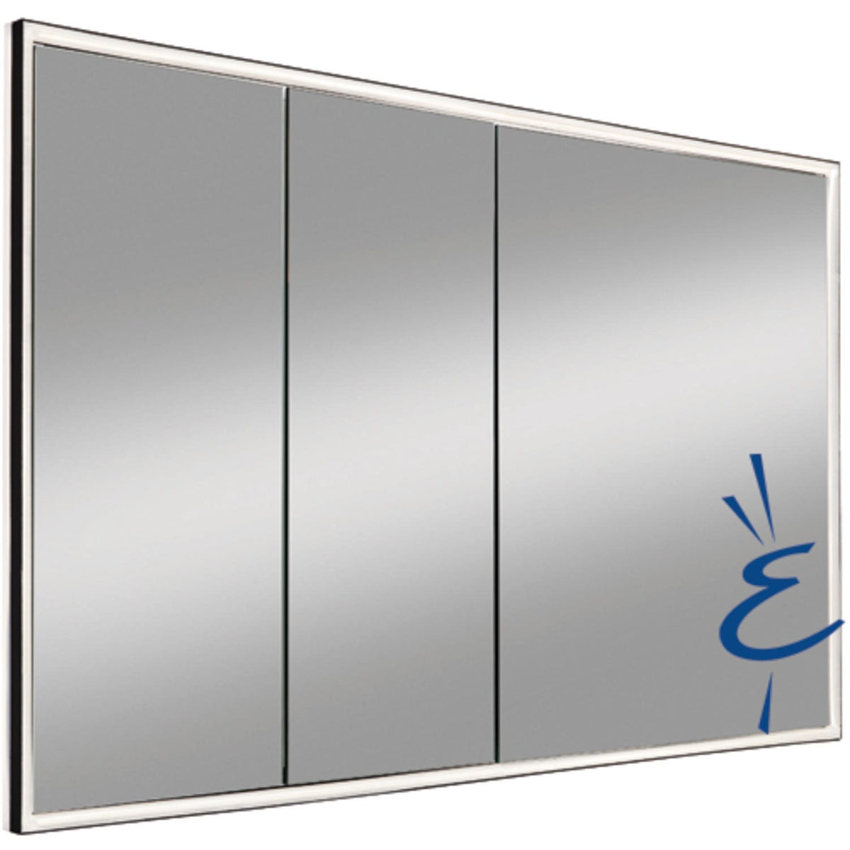 Nobilia LED Alurahmen fuer Spiegelschraenke WBSP- als Einbauvariante LARSP80 15384