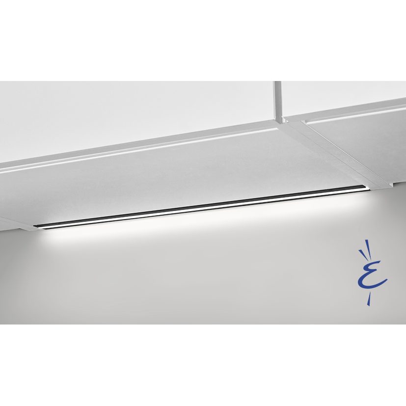 Nobilia LED Nischenleuchte zur Abdeckung des Rueckwandspalts LNARW90 15309