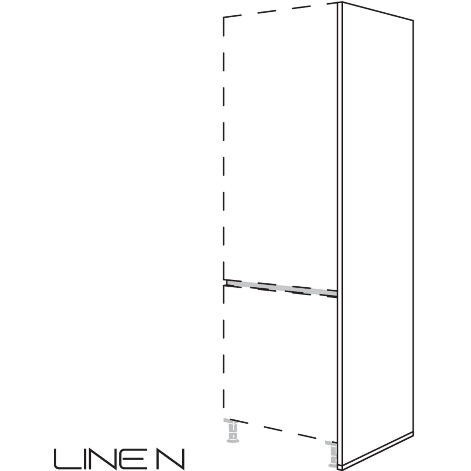 nobilia LINE N-Panel lateral de cierre NHWA10-2
